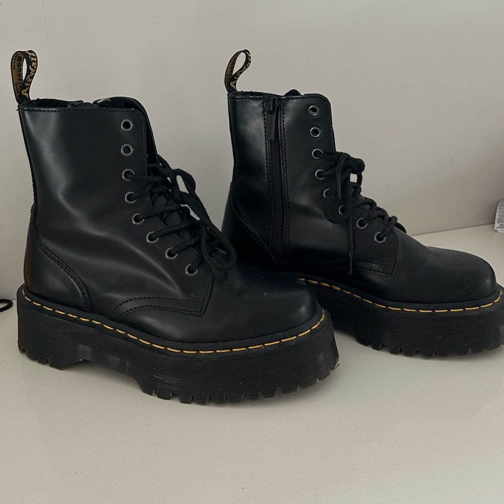 Dr. Martens platform black boots- Jadon